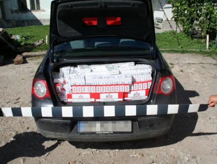 Ţigări ucrainiene în valoare de 35.000 lei confiscate la Salonta